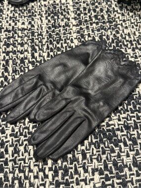 Classic Black Leather Women’s Gloves